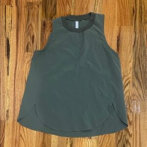Athleta Dark Green Sleeveless Top